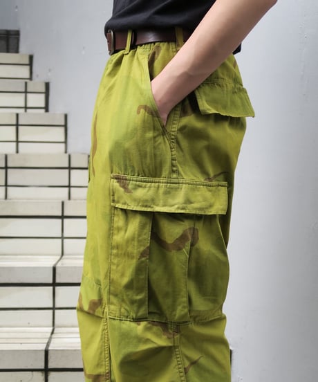 Deadstock Us Army Over Dye Combat Trouser 3C Desert Camo -Yellow