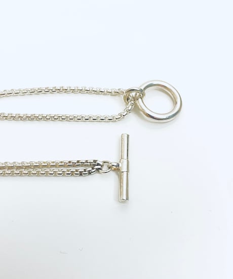 meian sterling silver "rudder" bracelet