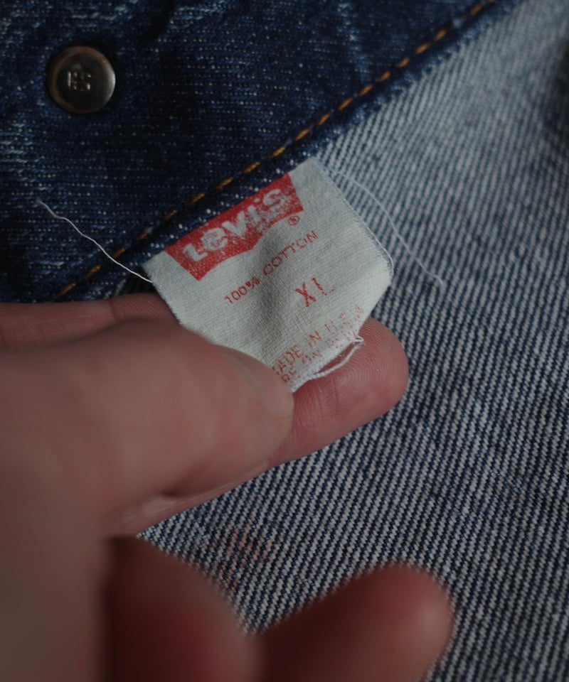 90's Levi's 57514-1109 Chemical Wash Denim Jack