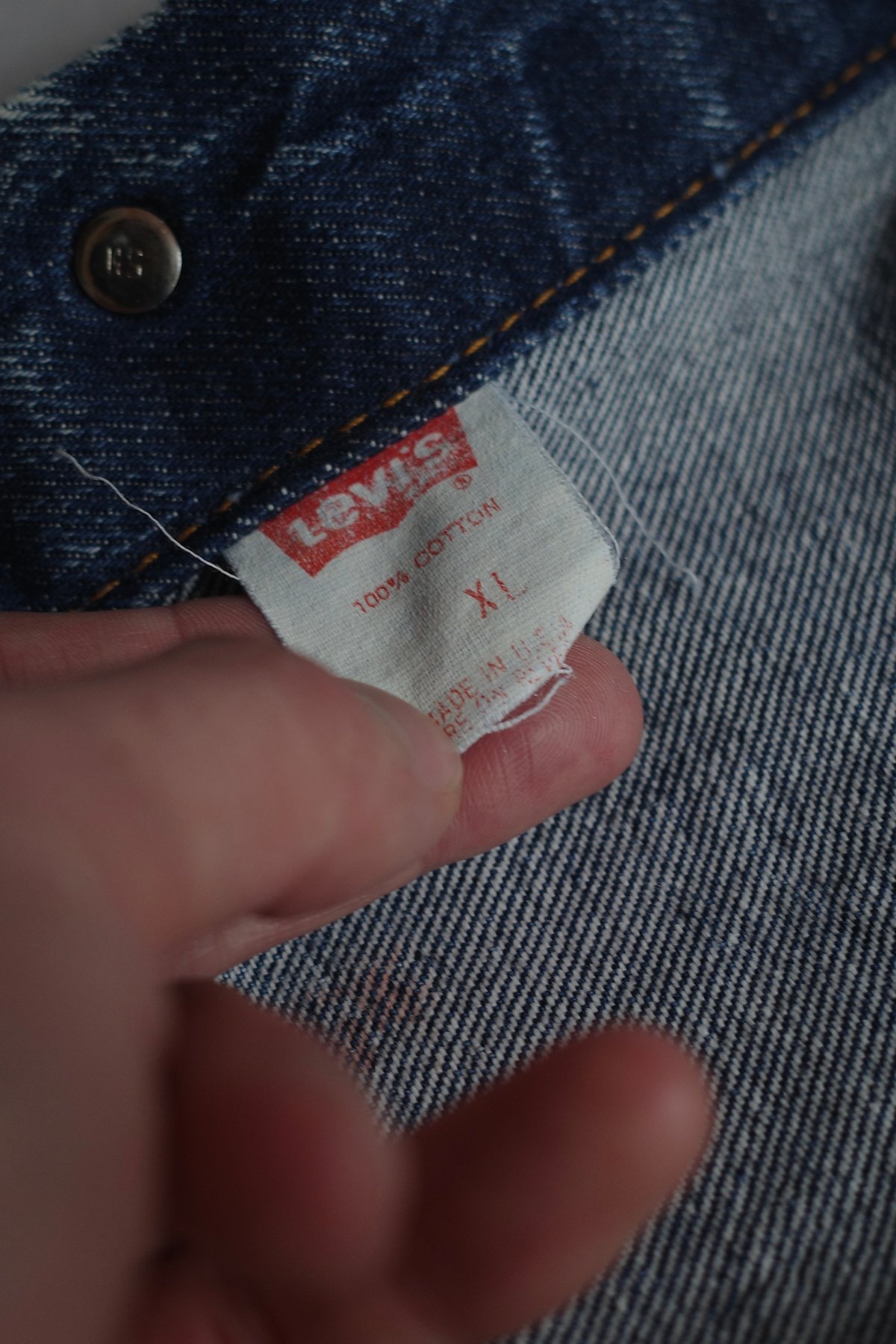 90's Levi's 57514-1109 Chemical Wash Denim Jack