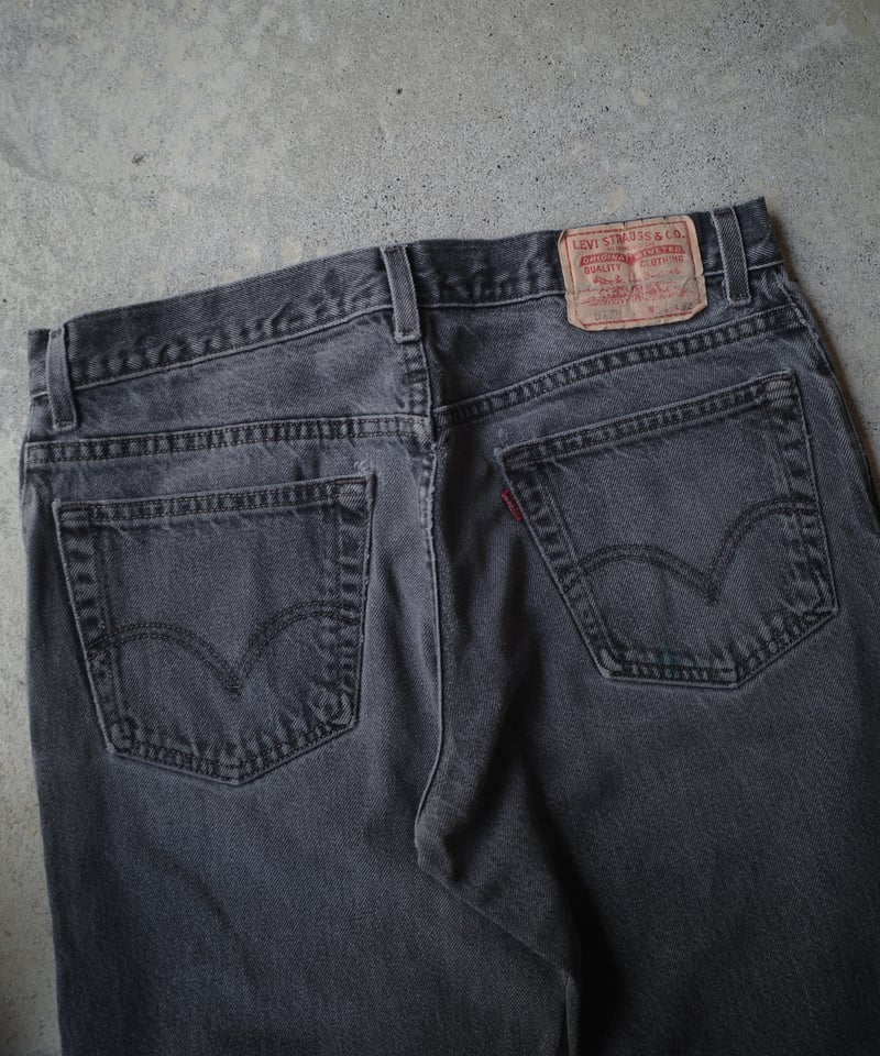 00's Levi's 517 Black -Made in Mexico | DAMAGED
