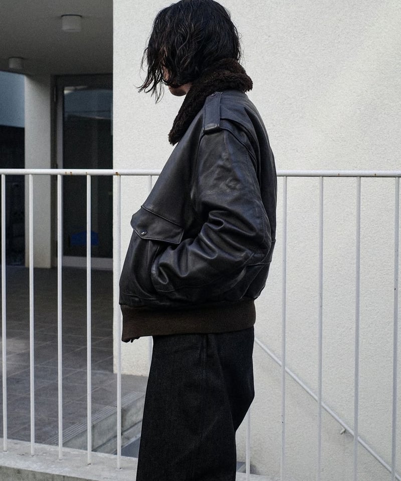 Schott Type G-1 Leather Flight Jacket -Made in