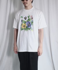 90's Flower Design T-Shirts -5 "Made in USA"