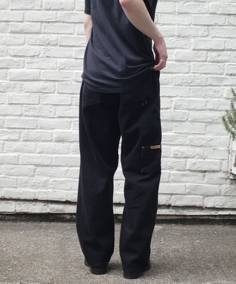 Prison Blues Double Knee Denim Work Jeans -Fade Black