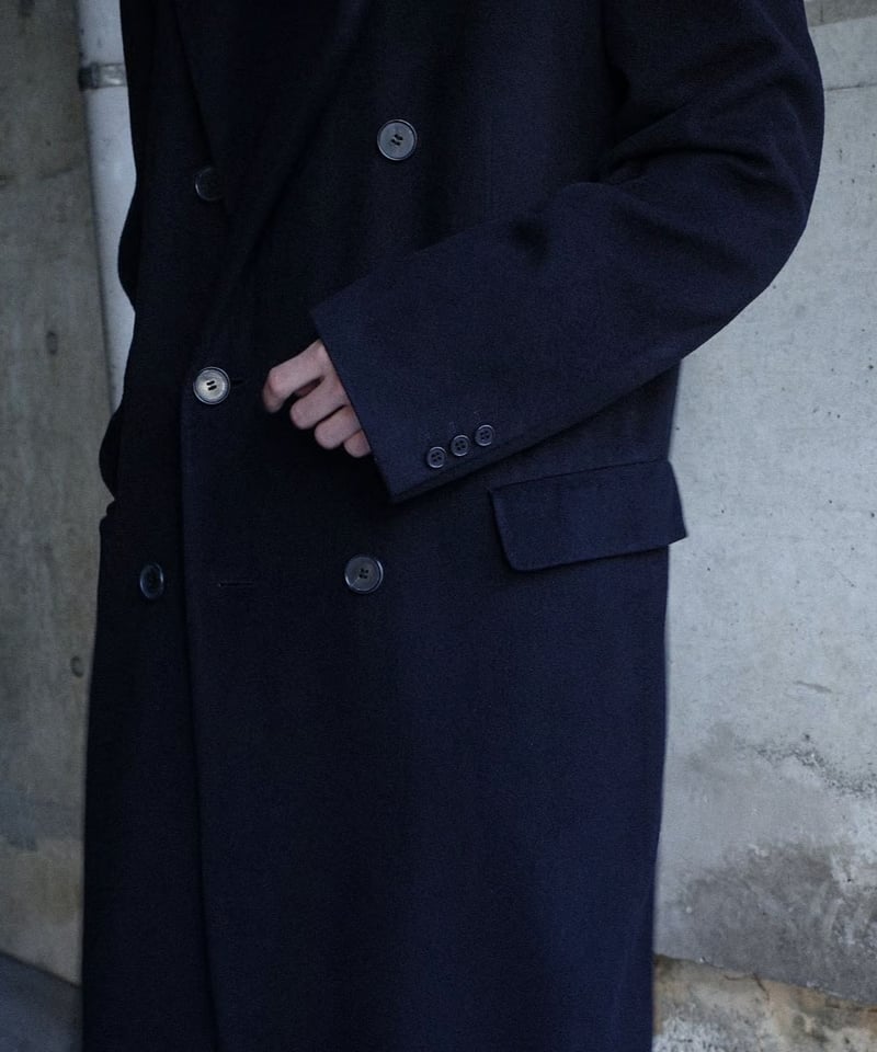80-90s Davide Cenci Pure Cashmere Coat for Ches