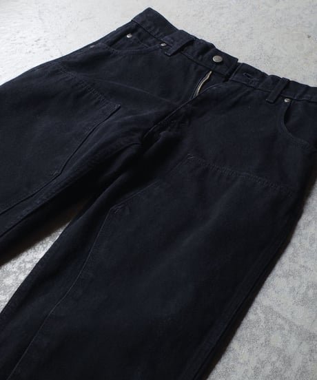 Prison Blues Double Knee Denim Work Jeans -Fade Black