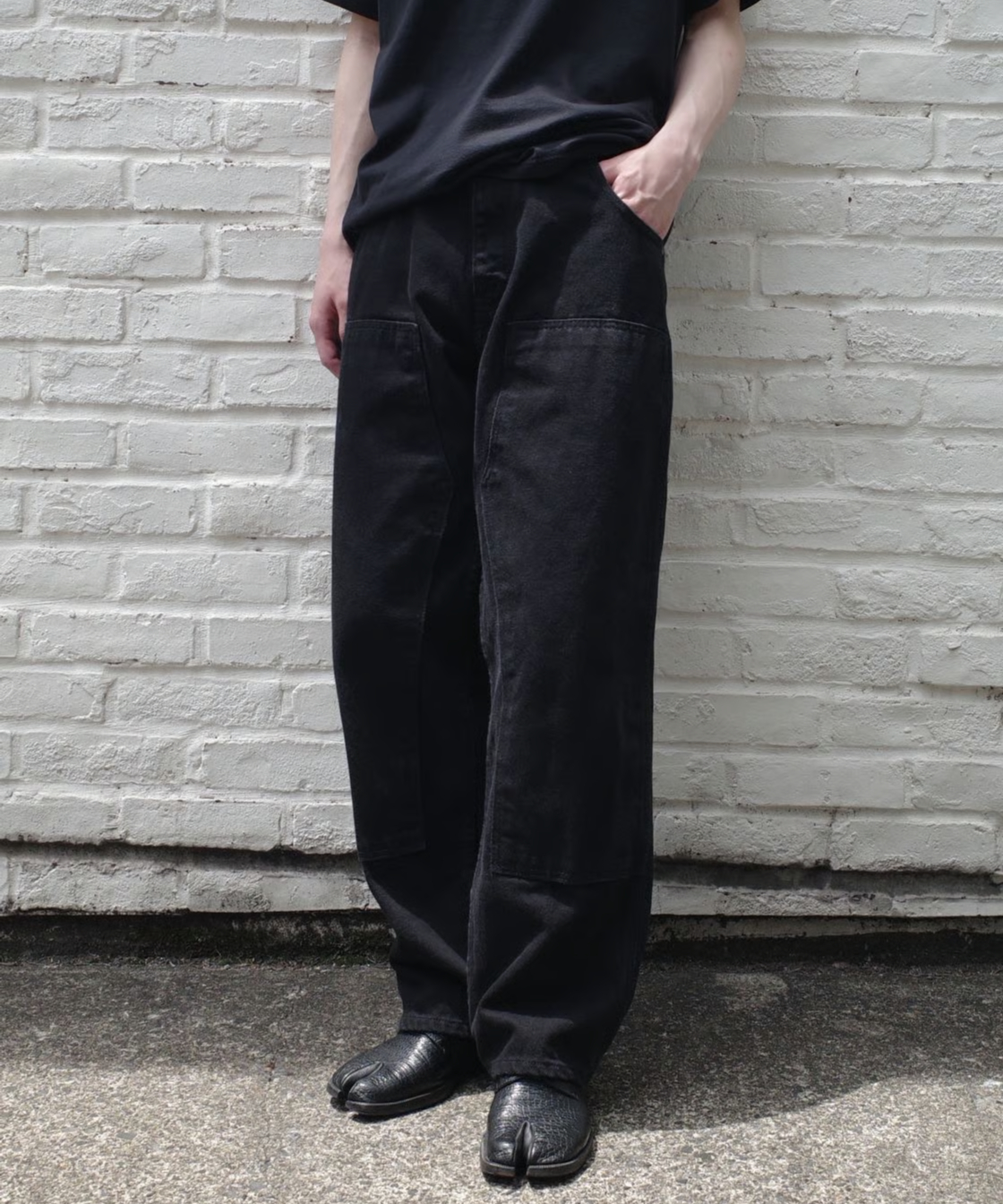 Prison Blues Double Knee Denim Work Jeans -Fade