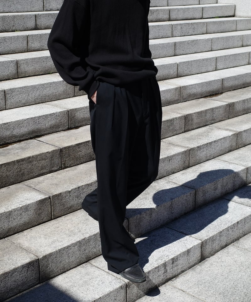 NEAT × DAMAGEDONE2ND Washable Tropical Wool Sla