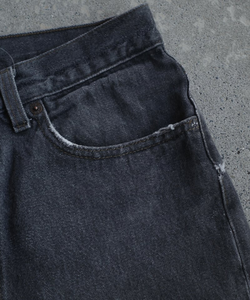 90s´Levi's 501 先染ブラック W34L30 美品 90s USA製 Levi'sリーバイス 501 先染め ブラック デニムパンツ w38