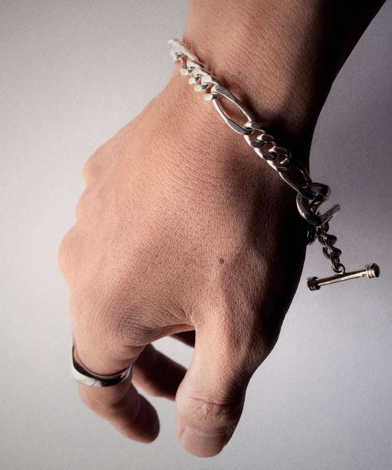 meian sterling silver chain bracelet 