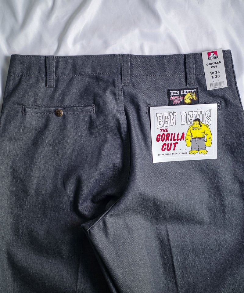Ben Davis Gorilla Cut Denim Pants -Charcoal | D