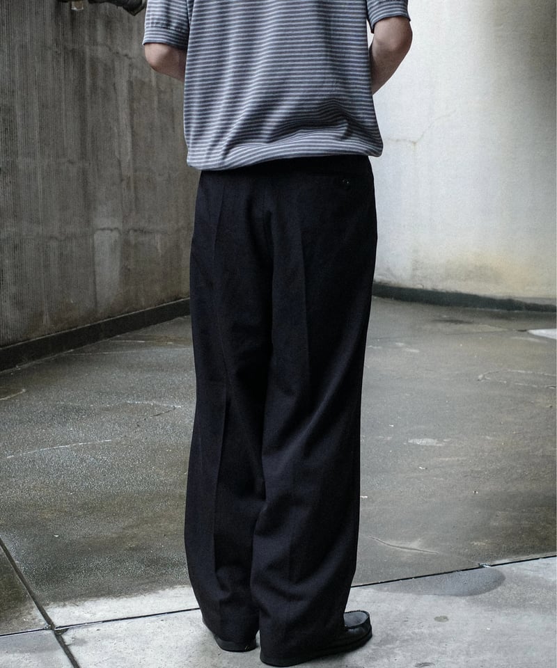  Navy No.3 Dress TrousersブラックW33古着 Royal Navy No.3 Dress Trousers | DAMAGEDONE 2nd