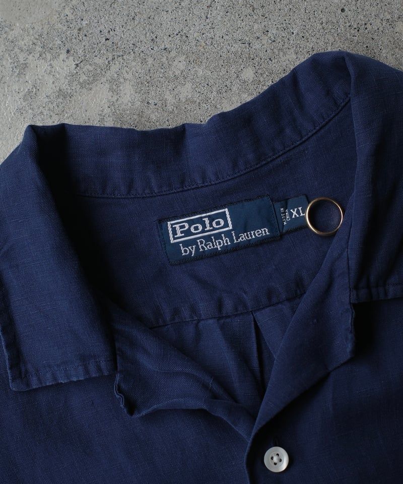 r*y様 デッドストック POLO Ralph Lauren ISLE 開襟シャ Ralph Lauren S/S Open Collar Shirts #3 | DAMAGE