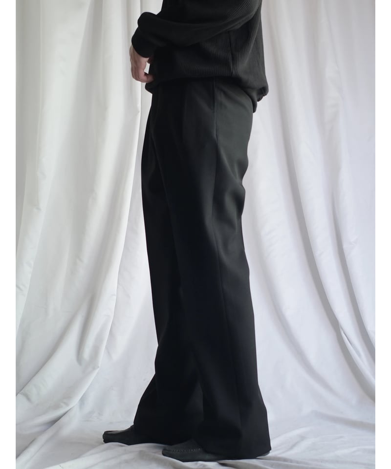 NEAT Wool Poplin Flare -Black | DAMAGEDONE 2nd