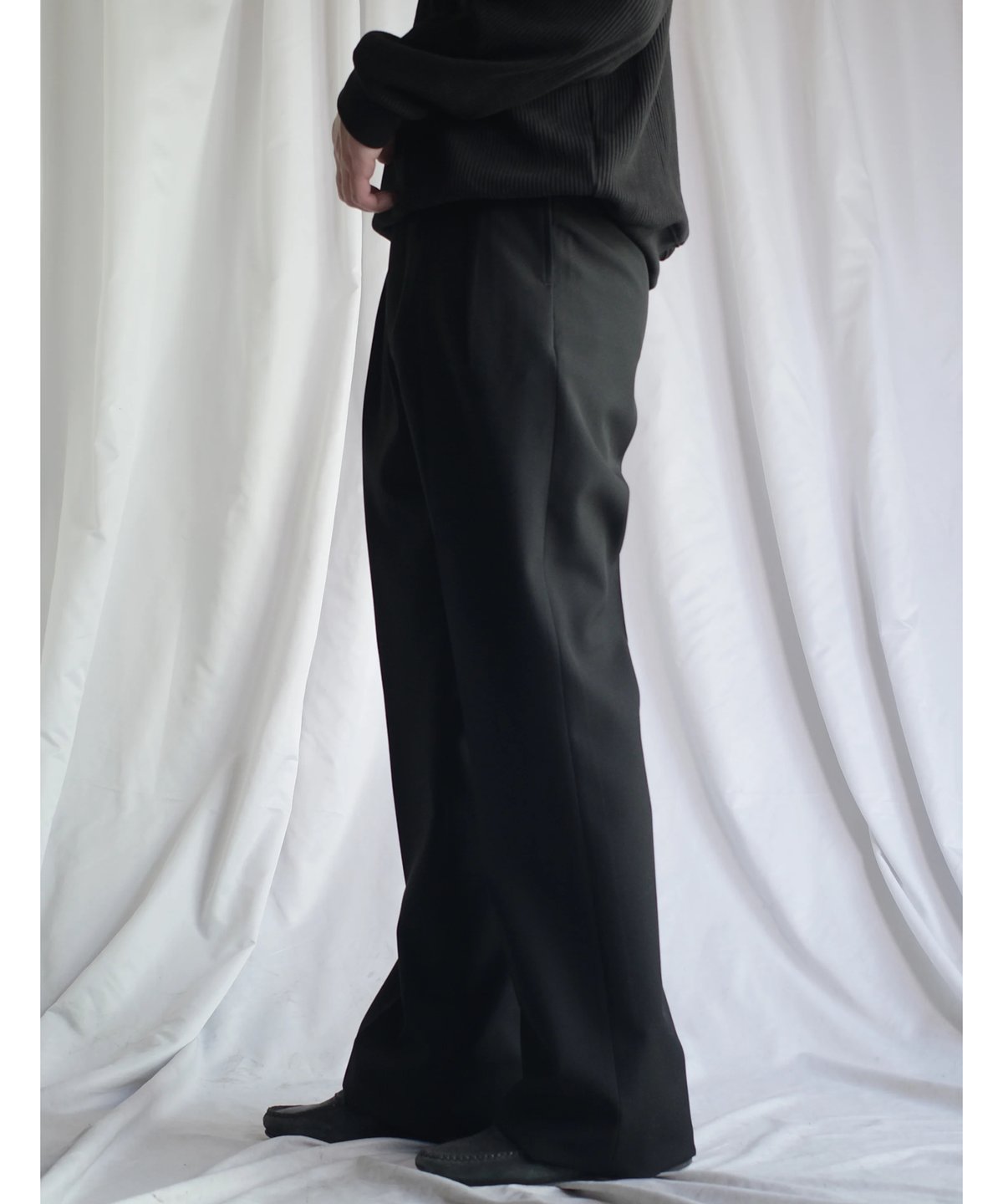 NEAT Wool Poplin Flare -Black | DAMAGEDONE 2nd