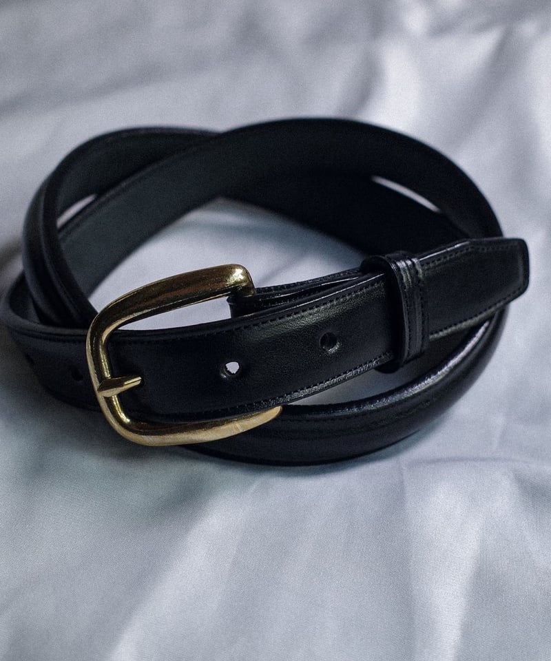 Tory Leather Round Raised Belt Black #2167 | DA