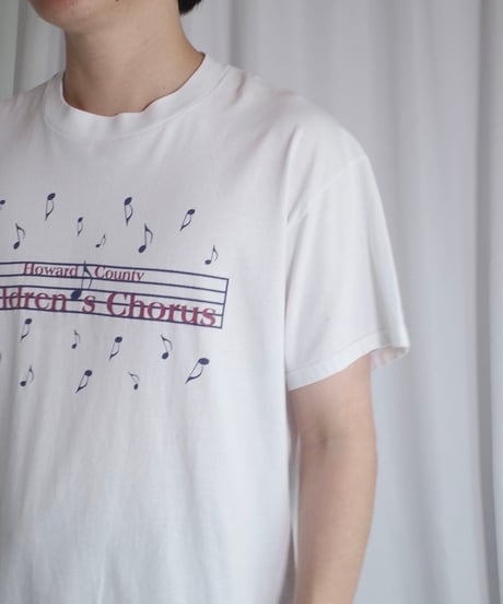 Various White Design Tee -28