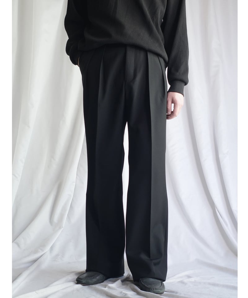 NEAT Wool Poplin Flare -Black | DAMAGEDONE 2nd