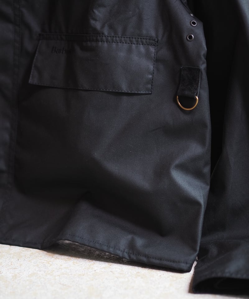 Barbour Spey Wax Jacket - Black | DAMAGEDONE 2nd Barbour Spey Wax Jacket - Black | DAMAGEDONE 2nd