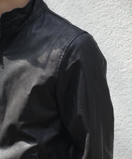 DKNY Leather/Nylon Reversible Jacket