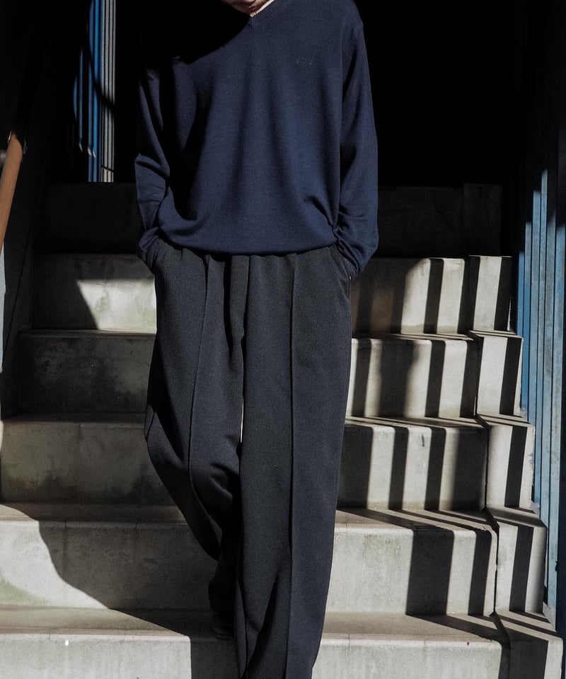 SEABEES × DAMAGE DONE2ND Jersey Fabric Slacks - SEABEES × DAMAGE DONE2ND Jersey Fabric Slacks -