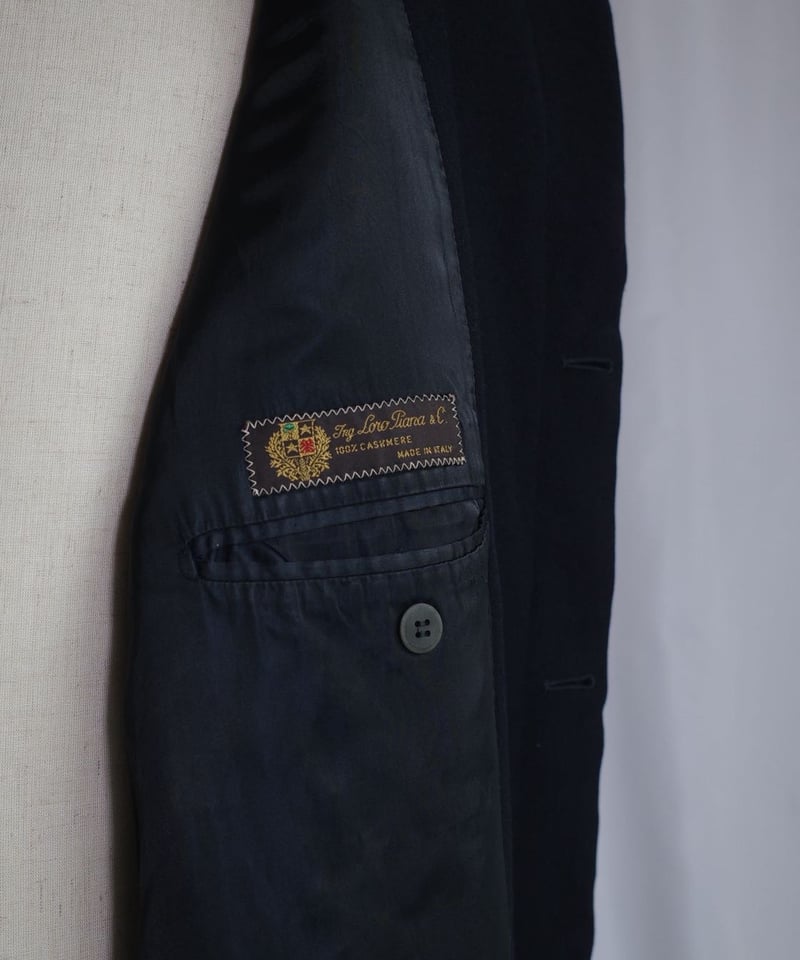 Loro Piana 100% Cashmere Fabric Balmacaan Coat