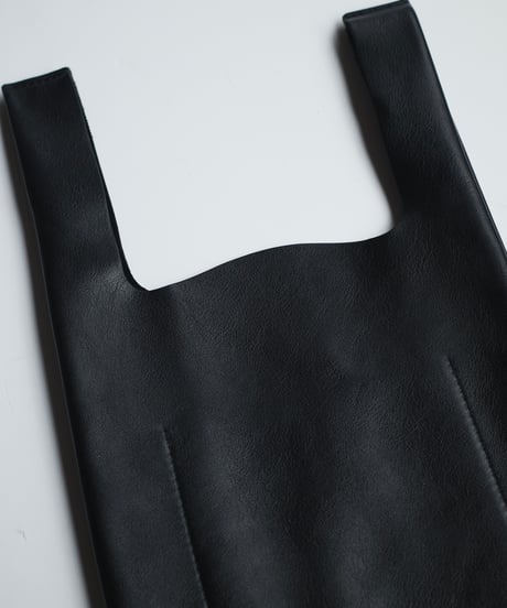 As is ”Made in ASAKUSA” LEATHER CONVENI BUKURO -BLACK-  ＃7