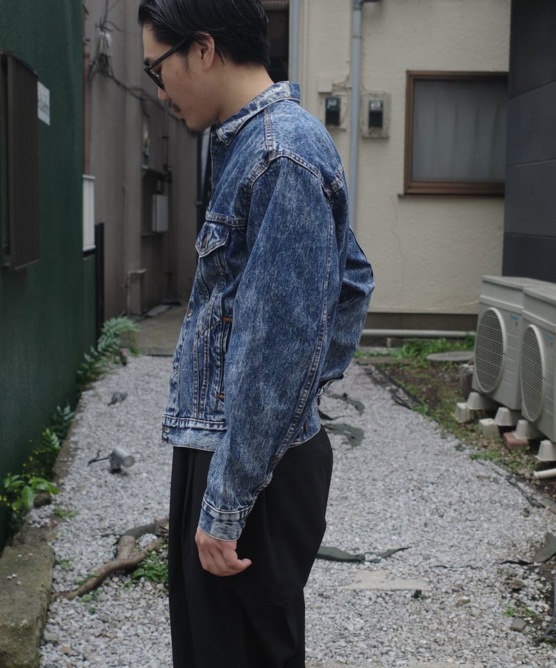 90's Levi's 57514-1109 Chemical Wash Denim Jack