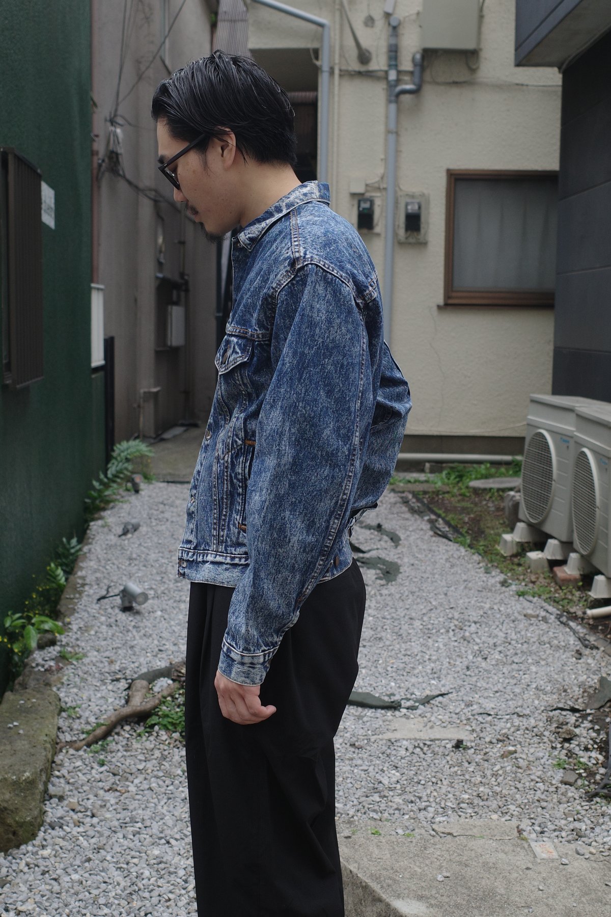 90's Levi's 57514-1109 Chemical Wash Denim Jack