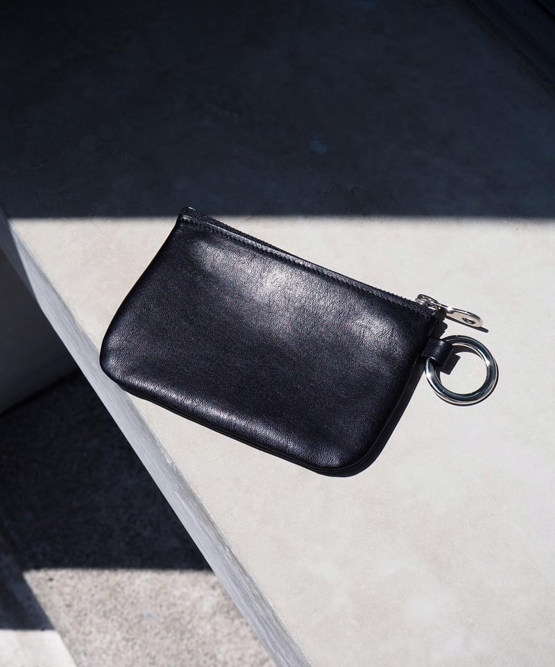 Made in ASAKUSA LEATHER レザースモールウォレット　財布 Made in ASAKUSA” LEATHER SMALL WALLET -BLACK-