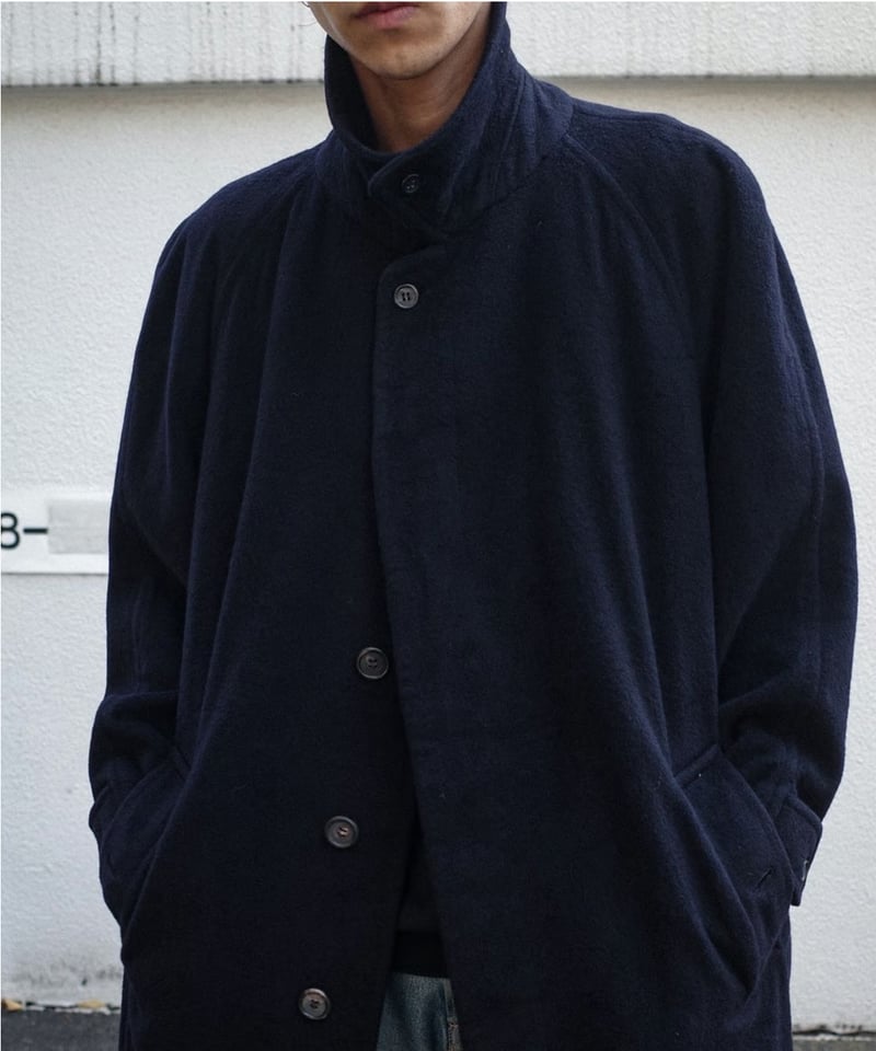 92s Burberrys Pure Cashmere Balmacaan Coat 