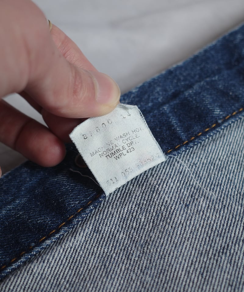 90's Levi's 57514-1109 Chemical Wash Denim Jack