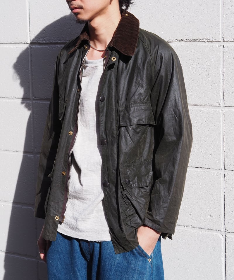 Vintage Barbour Bedale Waxed Cotton Jacket -1 |
