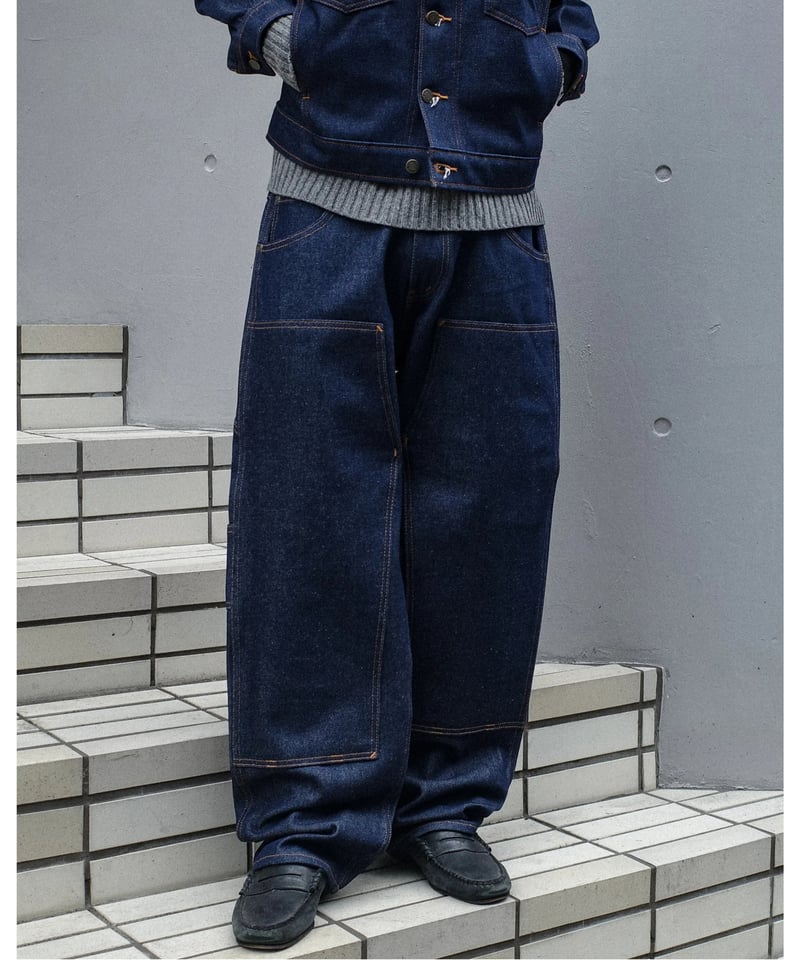 Prison Blues Double Knee Denim Work Jeans | DAM