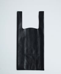 As is ”Made in ASAKUSA” LEATHER CONVENI BUKURO -BLACK-  ＃6