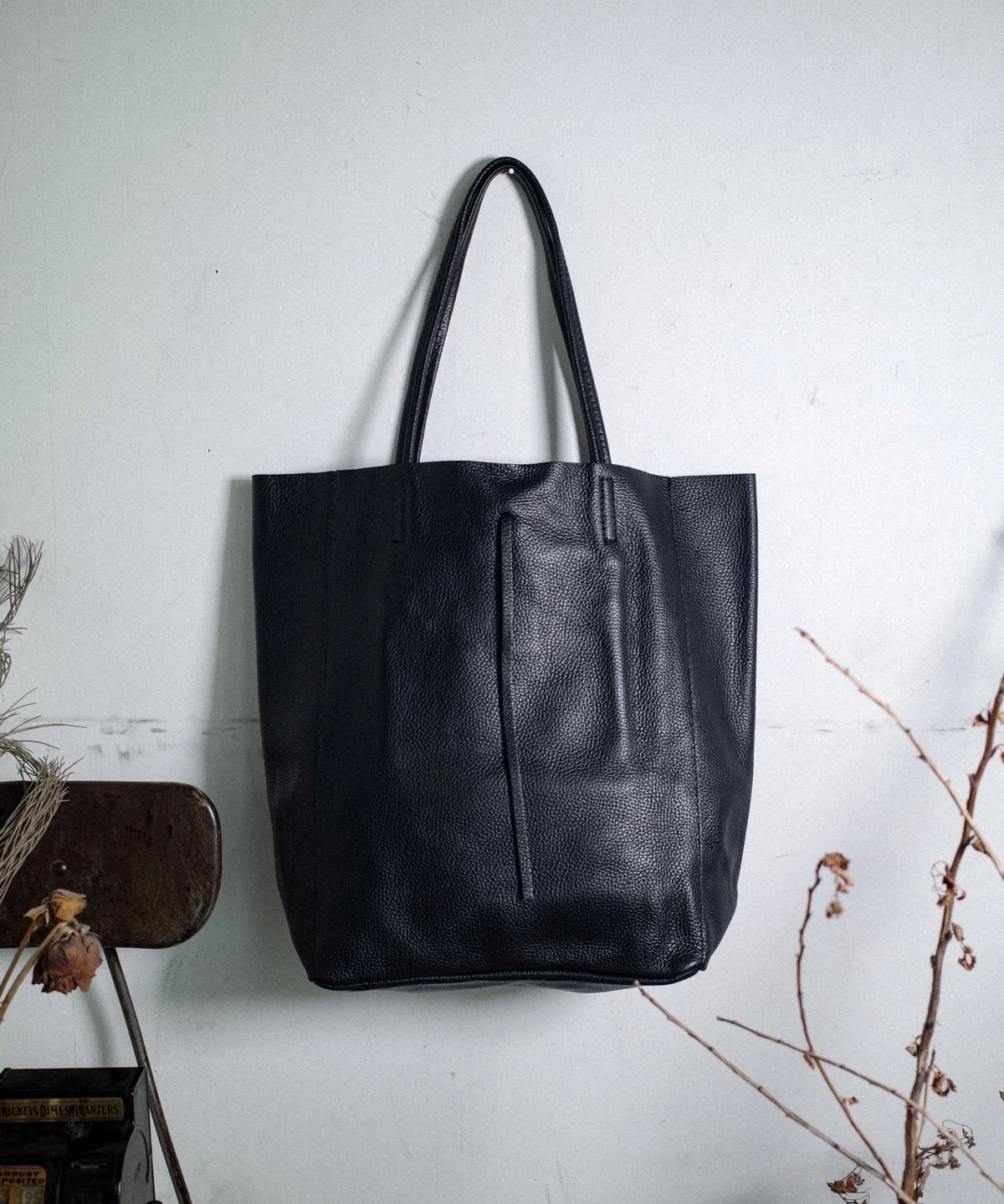 MARLON FIRENZE Calf Leather Shopper Bag | DAMAG