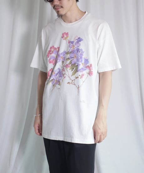 90's Flower Design T-Shirts -27 Made in USA