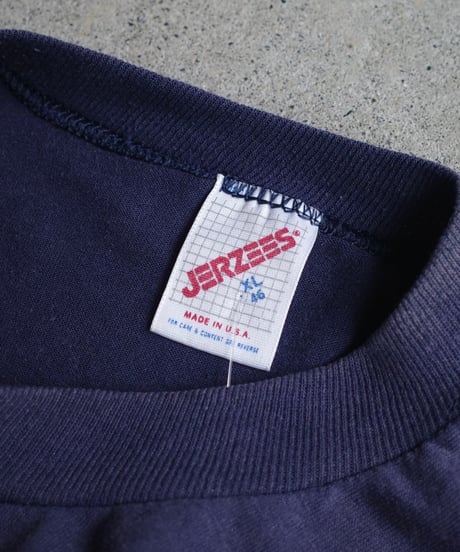 "Made in USA" Jerzees Blank T-Shirts -Navy -8