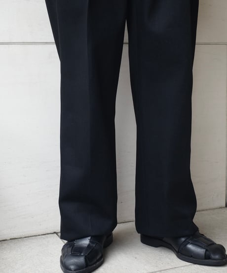 NEAT 11.5oz Natural Slub Denim Wide -Black