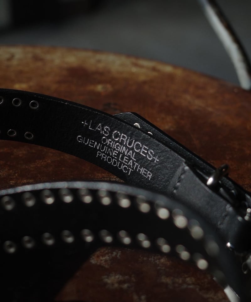 ベルナルド23.5 4枚セット LAS CRUCES Original Studs Leather Belt | DAMAGE