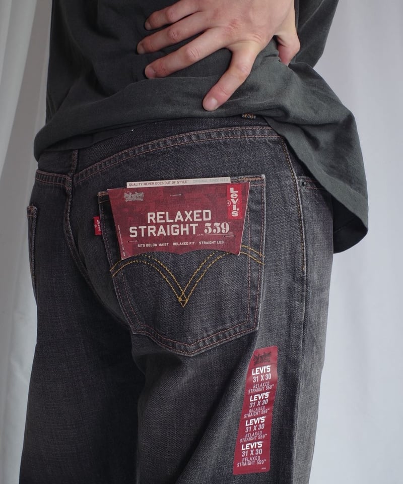 Deadstock Levi's 559 Denim Pants -Black #1274 |