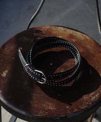LAS CRUCES Original Studs Leather Belt