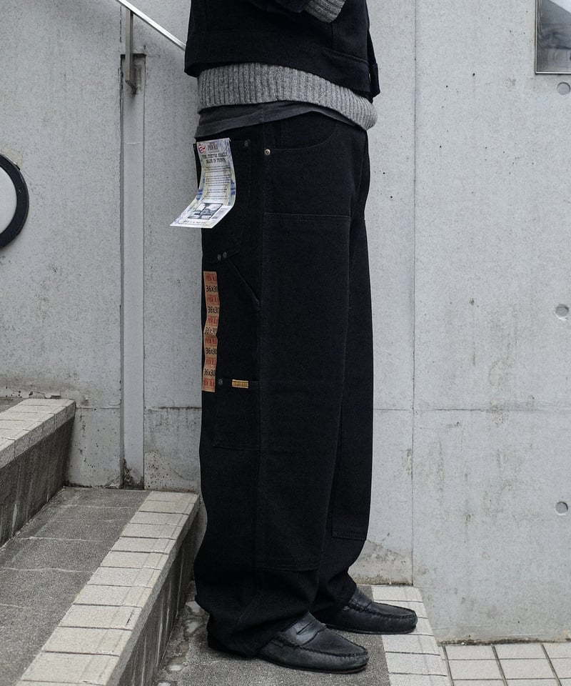 PRISON BLUES ダークインディゴ ダブルニー w34 Prison Blues Double