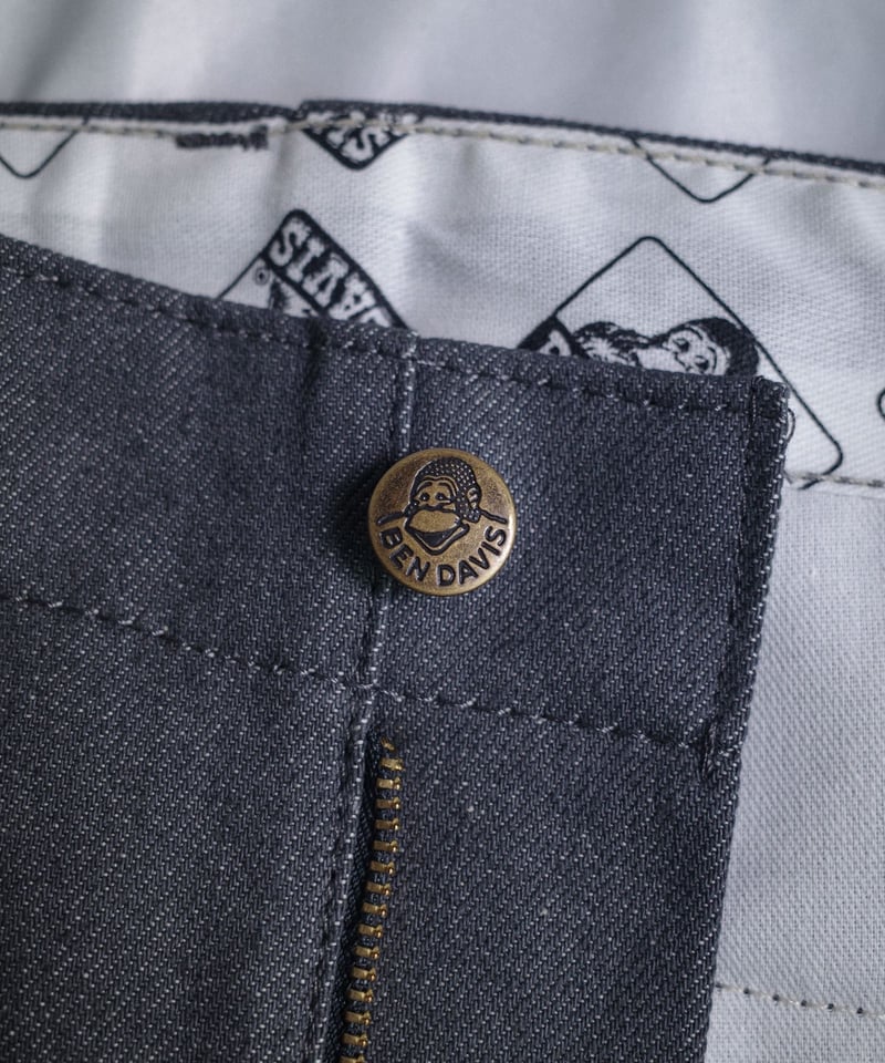 Ben Davis Gorilla Cut Denim Pants -Charcoal | D