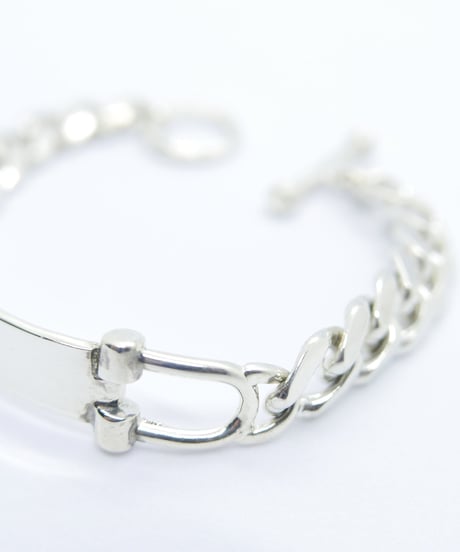 meian sterling silver "mex ID" bracelet