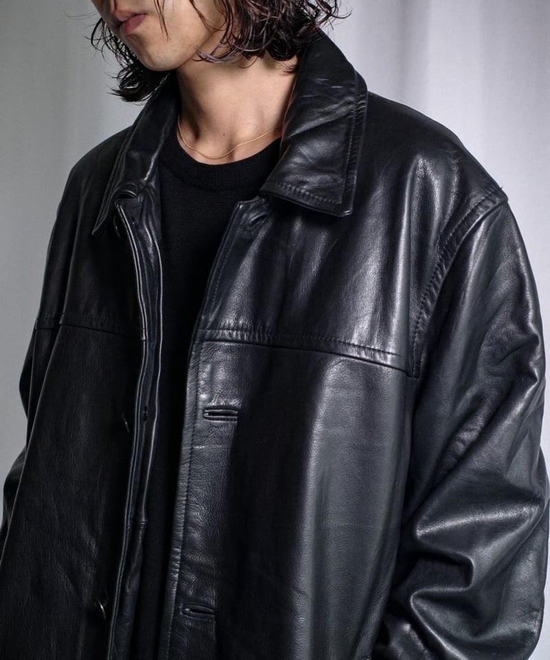 Old GAP Leather Jacket - 3 | DAMAGEDONE 2nd