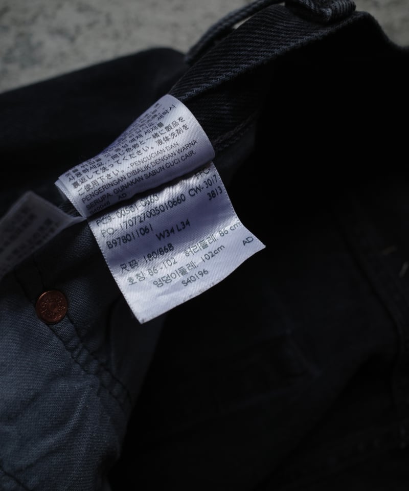Levi's 501 Black Denim Pants #1 -Made in Turkey