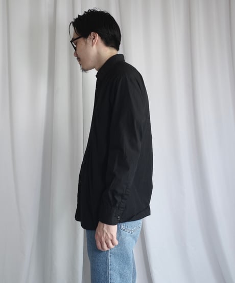 Burberrys Long Sleeve Shirts -3 Black Over Dye