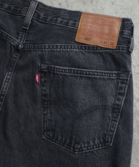 Levi's 501 Black Denim Pants #3