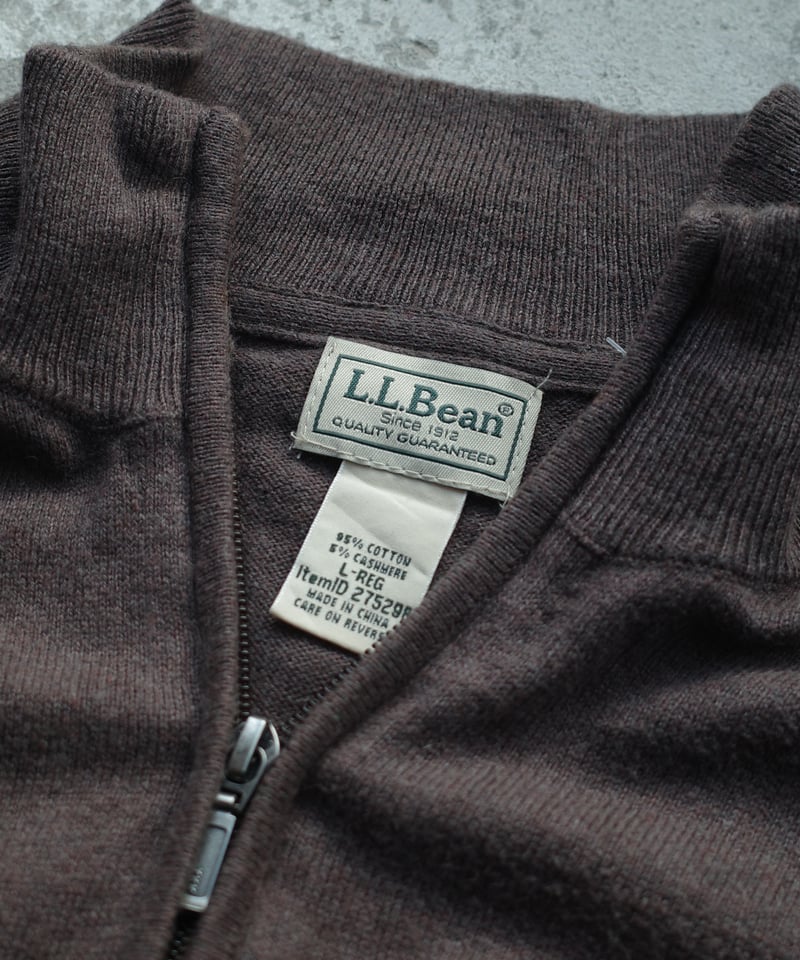 L.L.Bean Cotton Half Zip Knit -52 | DAMAGEDONE 2nd